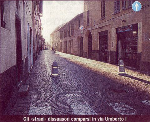 Dissuasori di via Umberto
