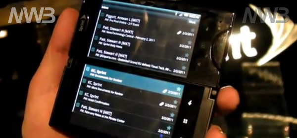 Kyocera Echo telefonino doppio schermo