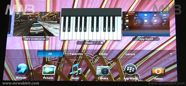 Provati i giochi per BlackBerry PlayBook