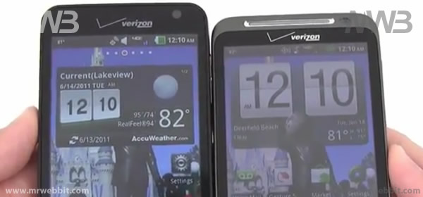 LG Revolution confronto con  HTC ThunderBolt