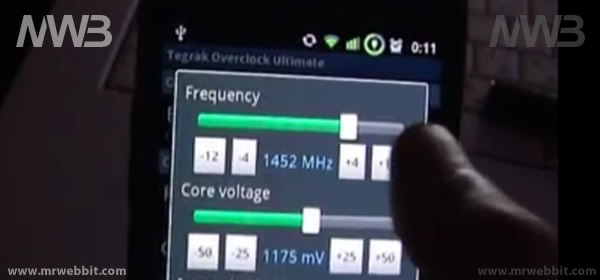 Samsung galaxy android overcloccato