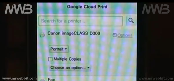 procedura per stampare da google con iphone e ipad