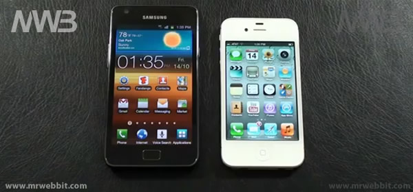 Samsung galaxy S 2 sfida iphone 4s le differenze fra i due modelli