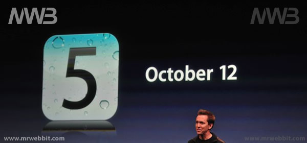 Novità il download di iOS5 per ipad i iphone il 12 ottobre