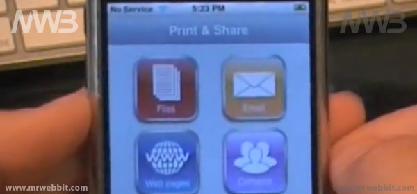 come stampare immagini, mail e pagine web wireless con iphone e ipad