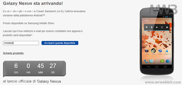 1 dicembre arriva in italia samsung galaxy nexus con android 4.0