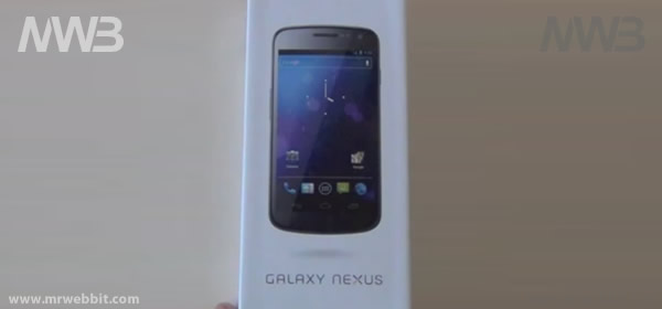 samsung galaxy nexus contenuto della scatola