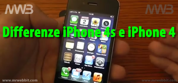 tutte le differenze iphone 4s e iphone 4