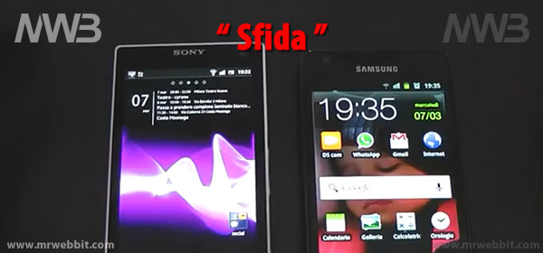 differenza fra Sony Xperia S e Samsung Galaxy S2