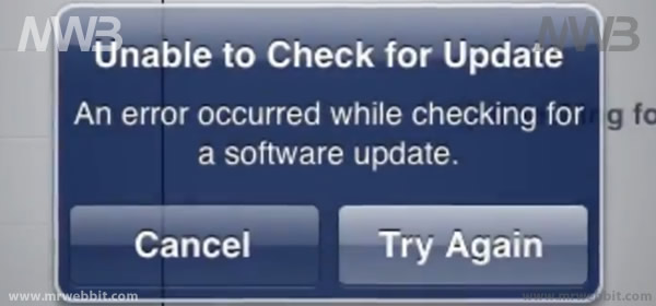 errore aggiornamento ios 5.1 impossibile scaricare