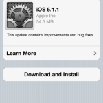 aggiornamento apple ios 5.1.1 rilasciato da apple per iphone