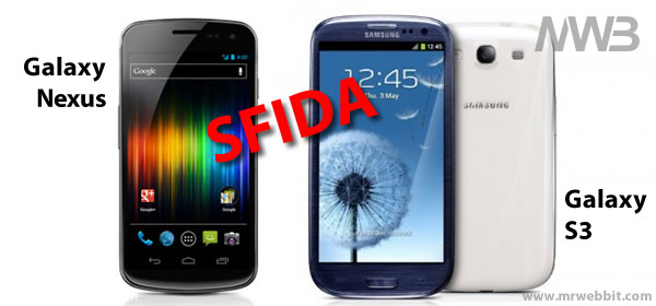 differenze fra samsung galaxy nexus e samsung galaxy s3