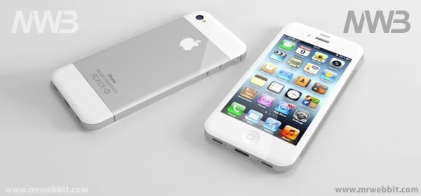 fronte e retro di come potrebbe essere il nuovo iphone 5 di apple che sta per uscire