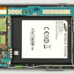 samsung galaxy s3 aperto parte posteriore vista motherboard