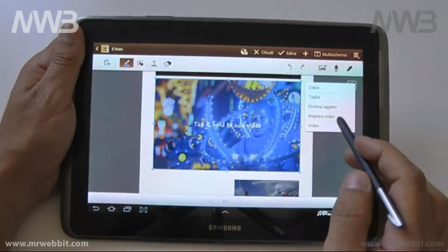 come usare il pennino s-note su galaxy note e android