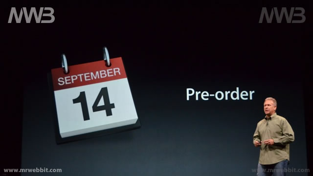 preordini il 14 settembre per iphone 5