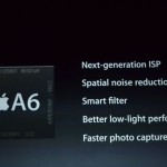 processore a6 di iphone 5 per foto migliori