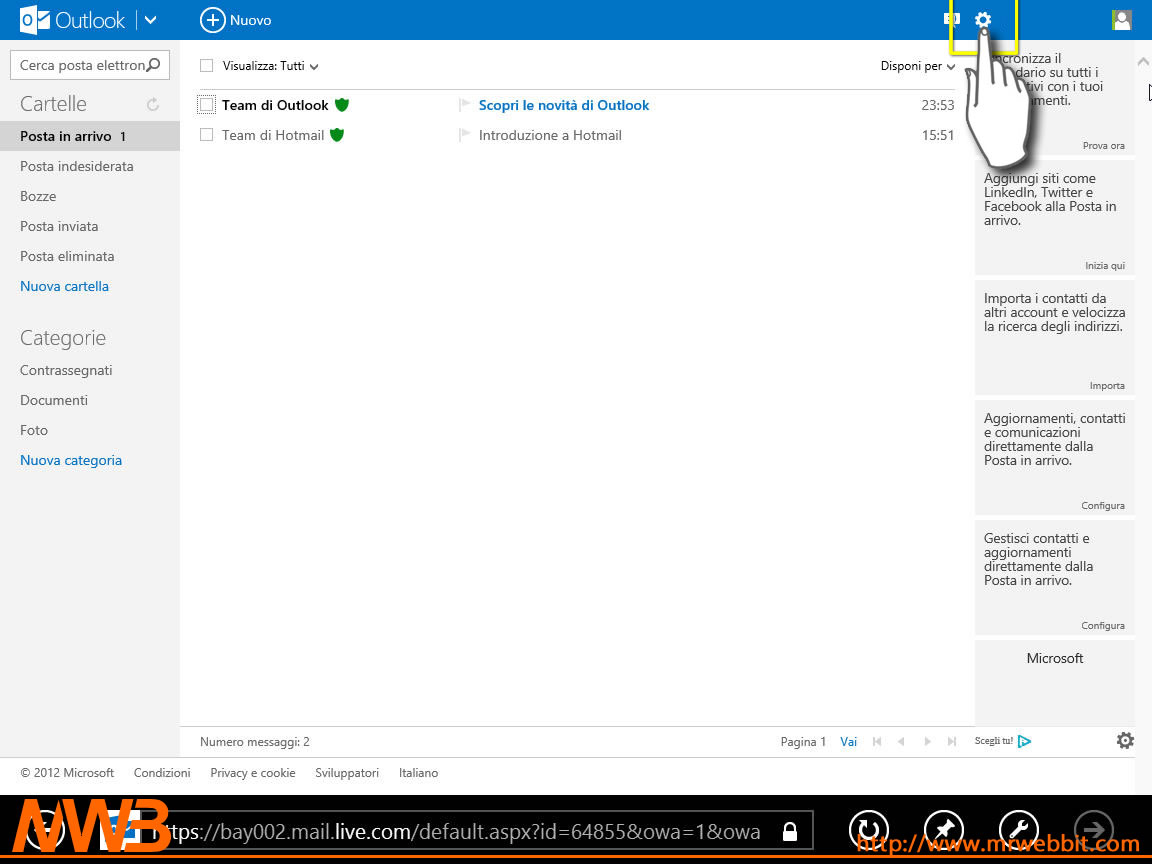 Scaricare la posta con protocollo POP3 e Windows 8