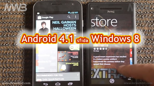 differenze fra android 4.1 e windows 8 tutte in un filmato