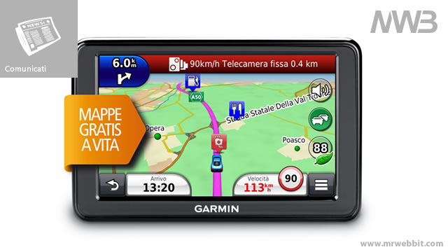 mappe gratuite a vita per i navigatori nuvi di garmin