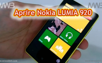 aprire nokia lumia 920 cover posteriore senza romperlo