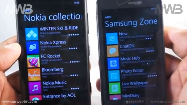 Differenze fra Nokia Lumia 820 e Samsung ATIV Odyssey