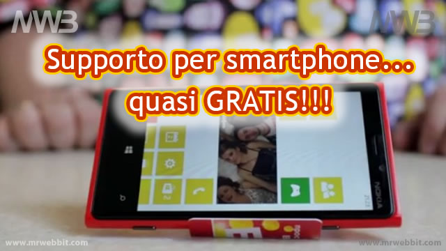 costruire un supporto per smartphone nokia lumia920 galaxy nexus o iphone