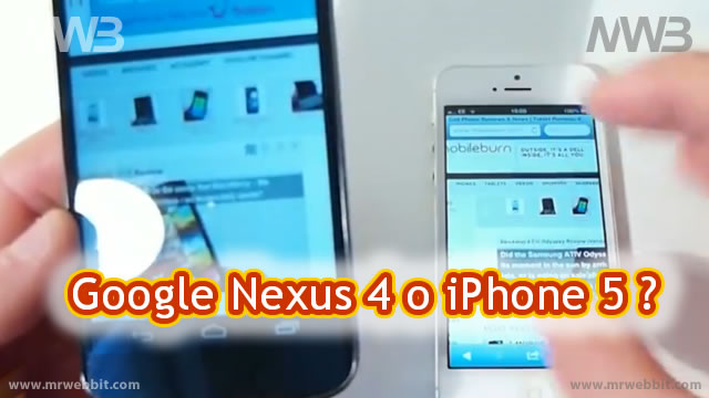 meglio Google Nexus 4 e iPhone 5 tutte le differenze