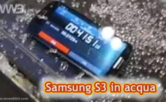 Proteggere Galaxy S3 dall'acqua con le nanotecnologie