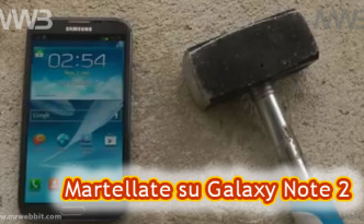 Rompere a martellate Galaxy Note 2