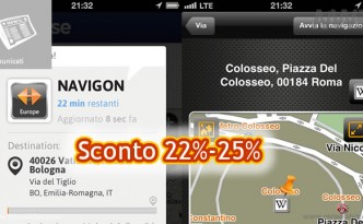 sconti navigatore satellitare navigon per iphone a android