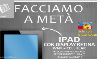 billa offre ipad di 4 generazione a meta prezzo