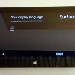 windows 8 surface 32Gb prima accensione