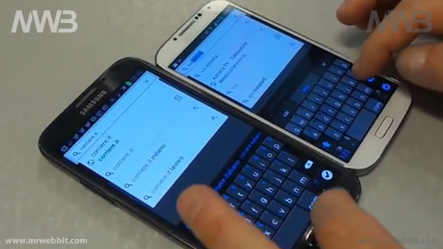 Samsung Galaxy S4 sfida Samsung Galaxy Note 2 tutte le differenze
