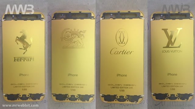 iPhone 5 scocca oro 24 carati per impreziosire lo smartphone