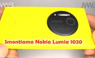 cambiare il display e smontare nokia lumia 1020