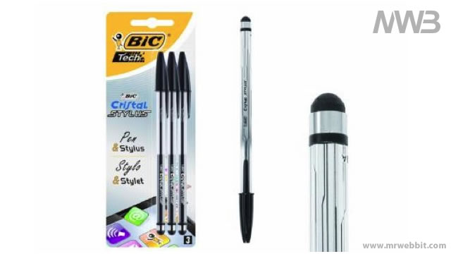 stilo capacitivo per smarphone e tablet creato da BIC