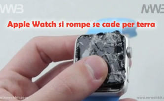 apple watch se cade per terra si rompe