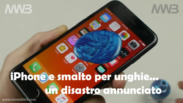 iphone e smalto per unghie un disastro ripulire tutto