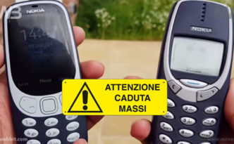 nokia 3310 test rottura molto resistente