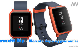 Aggiornamento blocca Amazfit Bip